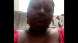 Whatsapp big breast desi mom nude tease call